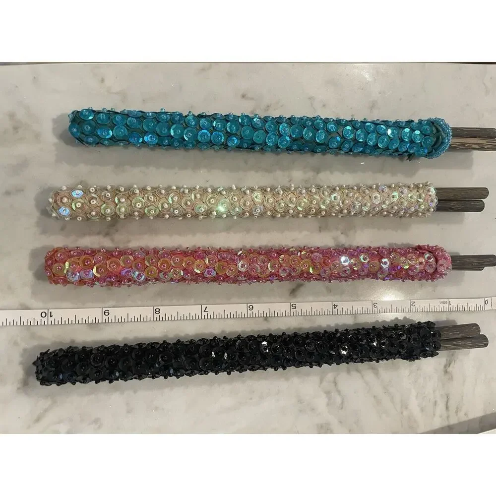 Chopsticks Indonesian Wood Chopsticks and Sequined‎ Assorted Holders Set Of 4